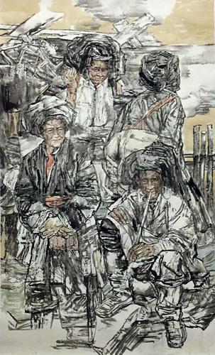 赞!东营区小学美术教师程乐静中国画作品连入国展,两年5次