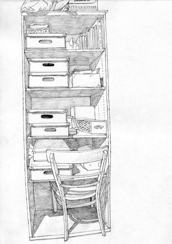 keithwatts铅笔画作品