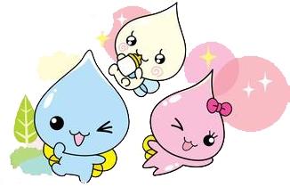 小水滴的简笔画