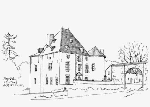 关键词 : 建筑,手绘,线描,速写,线稿