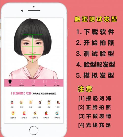 1分钟测试脸型配对发型飒啦