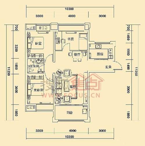 盛世名门户型图