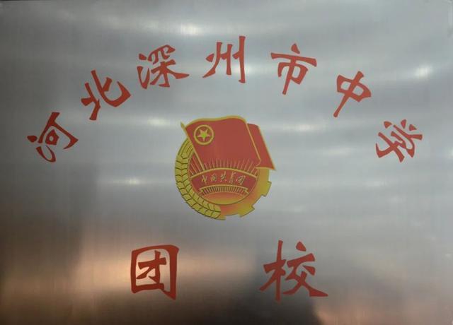 深州市中学隆重举行团校揭牌仪式