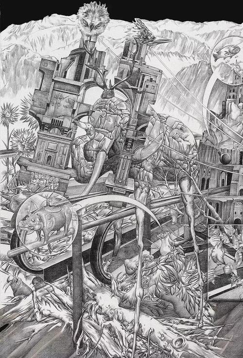 素描画成这样,你离央美的梦想不远了