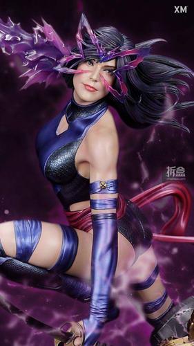 xm studios 1/4漫威系列 灵蝶 psylocke x战警 雕像