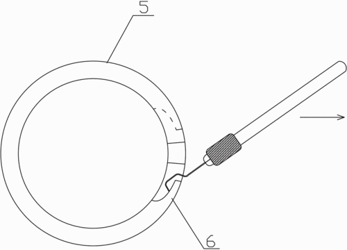 一种挡圈拆卸工具的制作方法