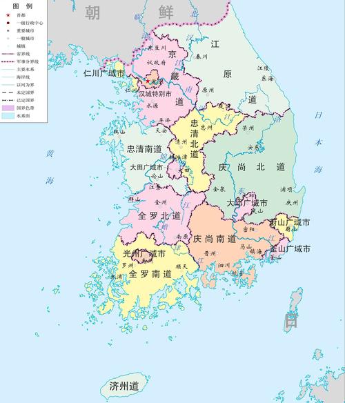 韩国地图