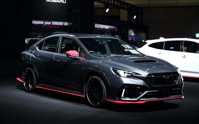 斯巴鲁三款改装车亮相东京汽车沙龙!外观更运动,大号尾翼特抢眼