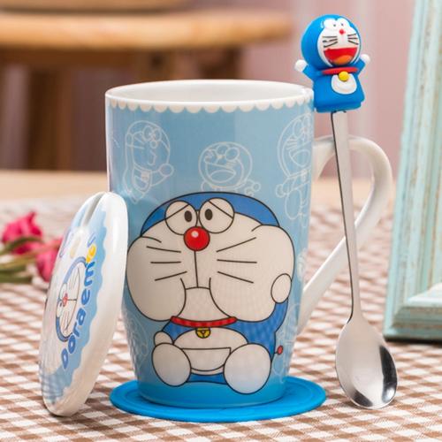 学生马克杯情侣咖啡杯可爱卡通早餐杯办公室水杯子301400ml不保温视频