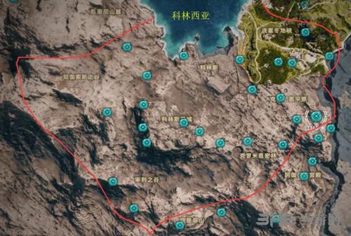 刺客信条奥德赛奥利哈钢收集攻略奥利哈钢碎片分布地图