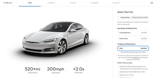 2秒破百续航超800km特斯拉modelsplaid开启预订