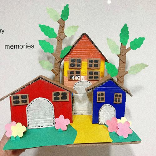 幼儿园纸箱立体手工_幼儿园_手工制作_变废为宝_兴趣爱好_手工