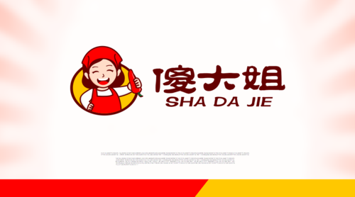 傻大姐logo设计-logo-猪八戒网