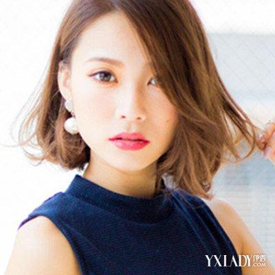 【图】新lob头烫发发型 圆脸妹子必备造型