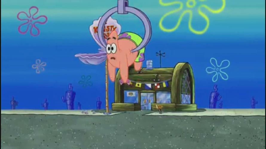 海绵宝宝-章鱼哥也太甜了吧~派大星蠢萌蠢萌的好阔耐