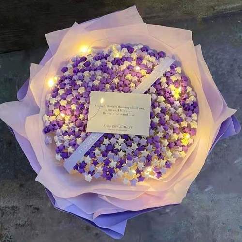 星星花束全套材料网红diy包包装纸套装折纸礼物送闺蜜