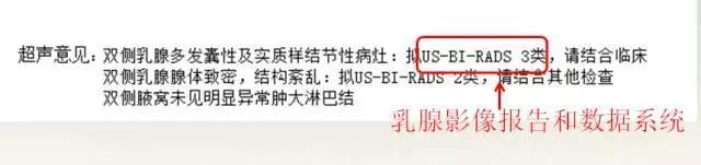 一张图读懂乳腺检查报告!