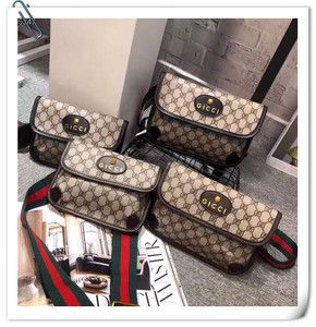 明星同款韩版简约女包2018新款酷奇经典cucci腰包g家同款两用胸包