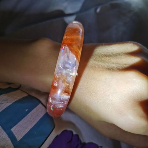 红胶花水晶手镯_手镯_红胶花_时尚_配饰_首饰