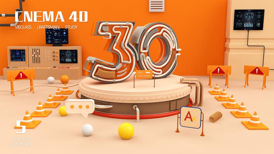 工厂夏天小物品星球小星星经过一个月的学习临摹了一些c4d场景,和原图