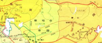 连灭掉了察合台汗国的帖木儿帝国也倒在了乌孜别克人的脚下.