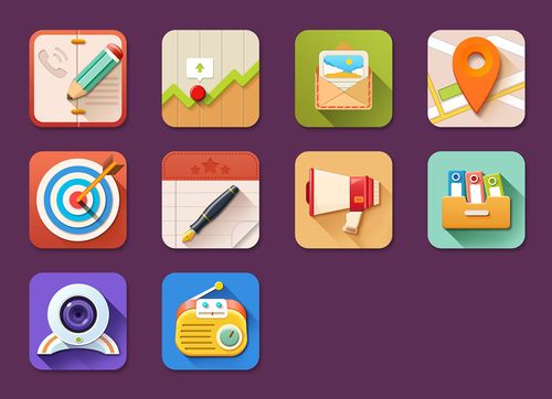 手机图标练习(临摹)