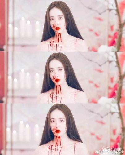 在微博上看到的蔡依林红衣女孩的造型,太美了