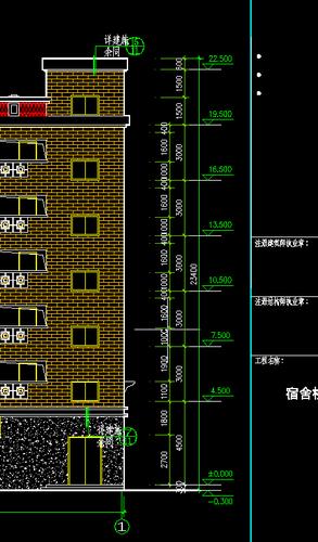 这张施工图里的基础层底标高,层高.首层底标高怎么看