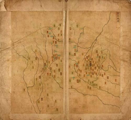 图说大明舆地图明朝人画的中国地图