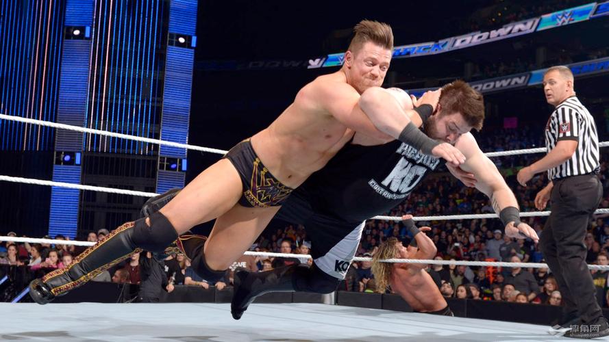 道夫齐格勒萨米扎恩对阵米兹凯文欧文斯wwesmackdown20160324