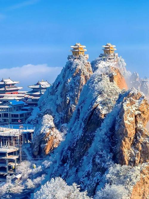 老君山的雪景,雾凇云海!惊艳了整个华夏,仿佛误入了