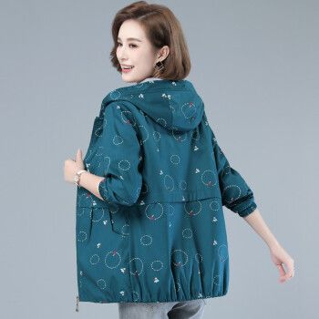 中老年女装外套女春秋2021秋装新款时尚休闲洋气妈妈装衣服宽松大码连