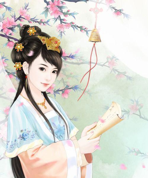唯美手绘古装美女