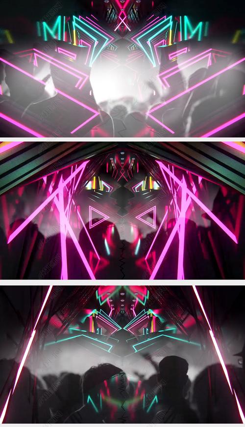 公司年会动感酒吧蹦迪时尚灯光秀舞蹈led大屏幕背景视频