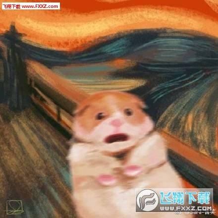 惊恐的小仓鼠表情包
