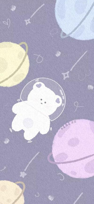 一组超可爱紫色系壁纸配合qq主题:简单点 使用超好看到处搜集不易希望