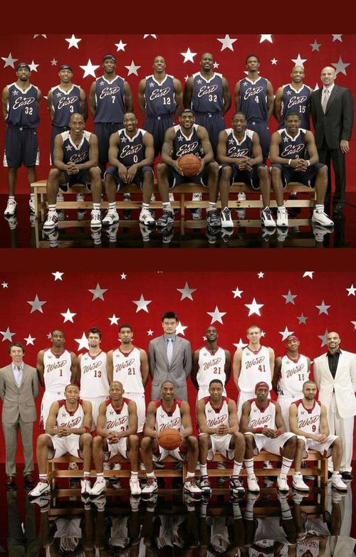 nba全明星合影 最全历届nba全明星合照大集合