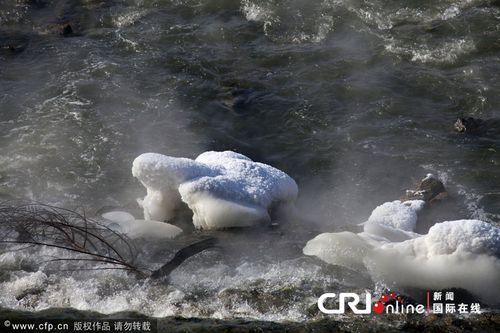 吉林松花江畔出现"雪蛙"美景(高清组图)