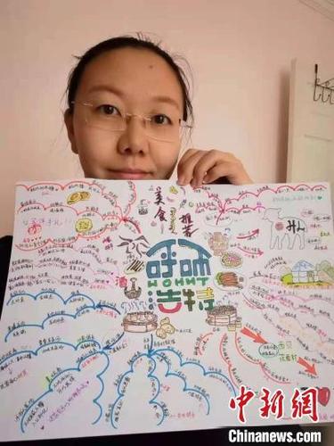 "接地气""不踩雷" 内蒙古旅行达人自制家乡游玩思维导图