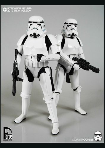动漫手办批发 星球大战 stormtroopers 12寸白兵 风暴兵 模型