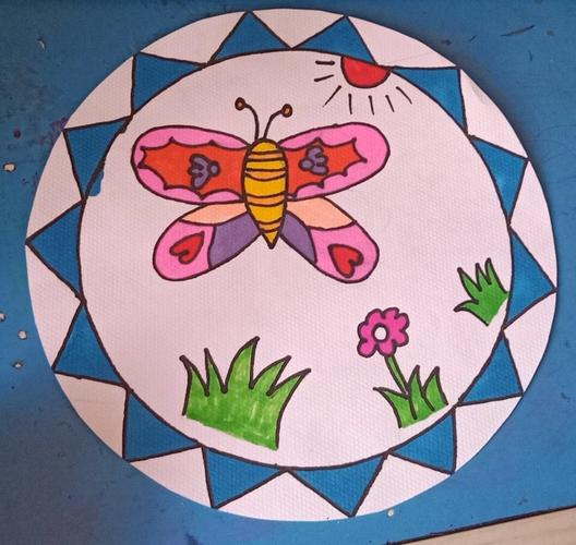 实验小学二年级美术《美丽的盘子》