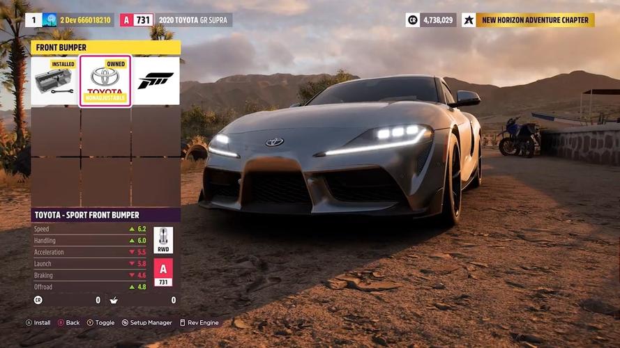 极限竞速地平线5xsx版实机演示车辆可自定义