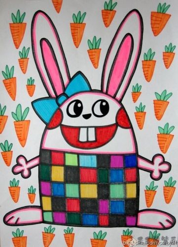 儿童8—12岁美术画简单