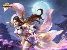 王者荣耀游戏原画 插画 美术 人物【露娜-紫霞仙子】