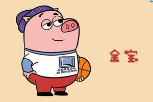 豆小鸭金宝简笔画