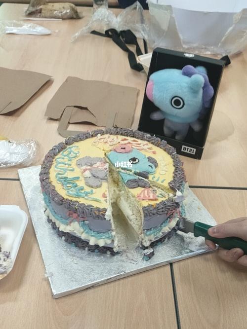 做给朋友15岁生日的j-hope 主题生日蛋糕_生日_生日蛋糕_蛋糕_bts