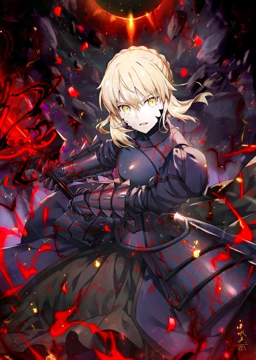 fate阿尔托莉雅潘德拉贡saber呆毛王同人图七