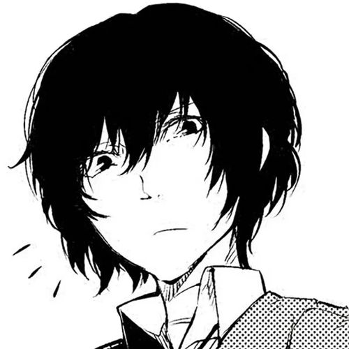 黑白动漫男头/文豪野犬头像