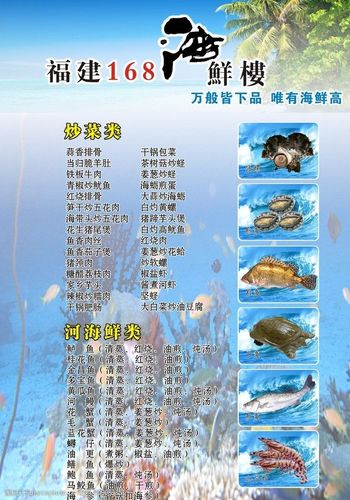 海鲜楼 海鲜 酒楼 饭店 海鲜酒楼 菜单 菜谱 菜单菜谱 广告设计 矢量