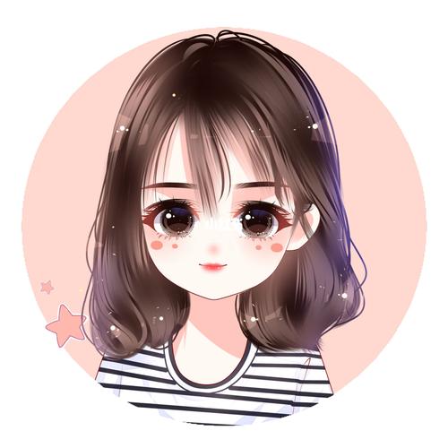 女生最爱的大眼睛手绘 头像照片手绘_手绘_头像_大眼睛_手绘头像_素材